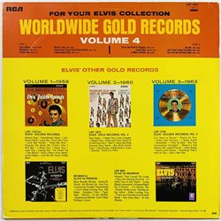 Elvis 1968 LSP-3921 Elvis' Gold Records, Volume 4 Begagnat LP
