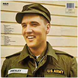 Elvis LP Elvis is back!  kansi EX- levy EX Käytetty LP