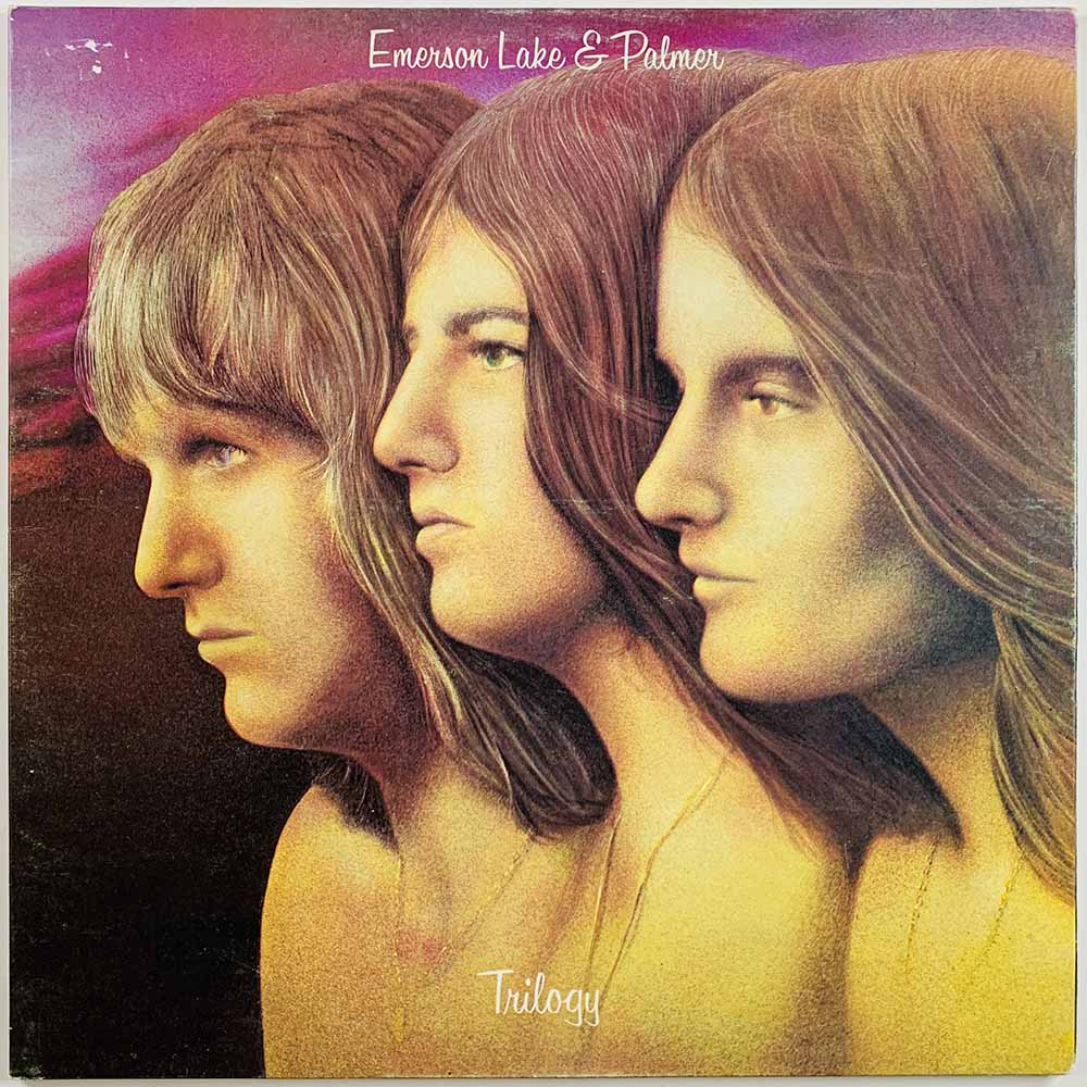 Emerson, Lake & Palmer LP Trilogy  kansi VG levy F Käytetty LP