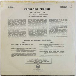 Sinatra Frank LP Fabuloso Frankie  kansi VG- levy VG+ Käytetty LP