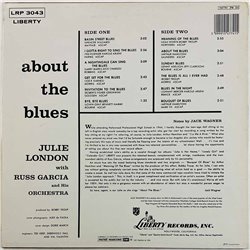London Julie 1957 LRP 3043 About the blues Begagnat LP