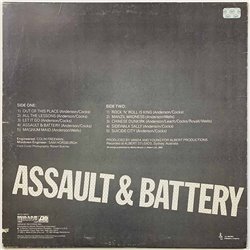 Rose Tattoo LP Assault & Battery  kansi VG levy VG Käytetty LP