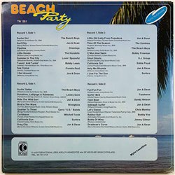 Jan & Dean, Beach Boys, Surfers ym. LP Beach Party 2LP  kansi EX levy EX Käytetty LP
