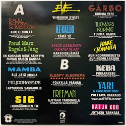 Keba, Garbo, Ile Kallio, Eve, SIG ym. LP Hyvät Pahat Ja Rokit  kansi EX- levy EX Käytetty LP