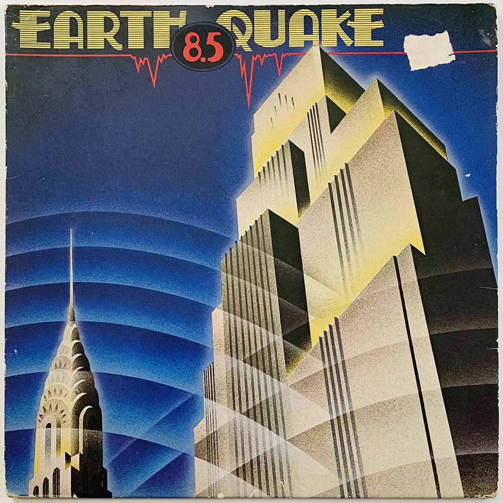 Earth Quake LP 8.5  kansi G+ levy G+ Käytetty LP
