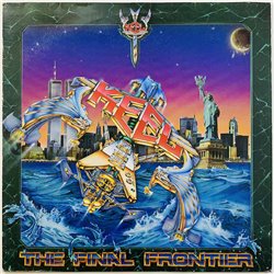 Keel LP The Final Frontier  kansi VG- levy G Käytetty LP