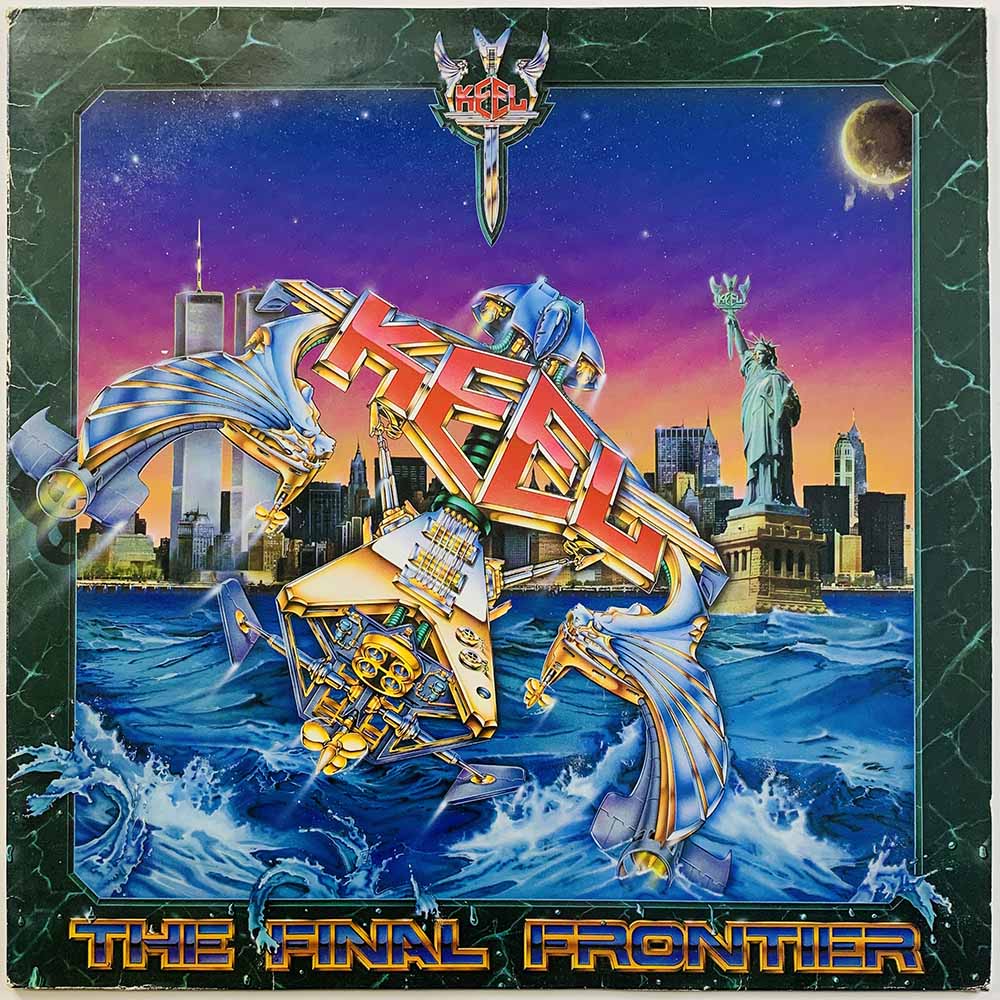 Keel LP The Final Frontier  kansi VG- levy G Käytetty LP
