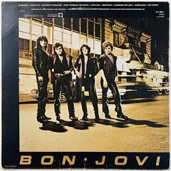 Bon Jovi LP Bon Jovi -84  kansi VG- levy G+ Käytetty LP
