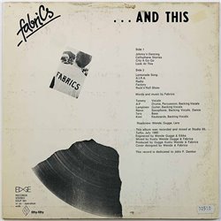 Fabrics LP Look At This  kansi VG levy EX- Käytetty LP