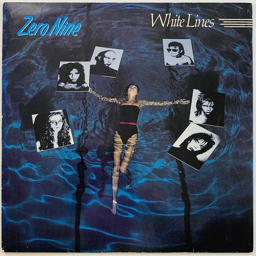 Zero Nine LP White Lines  kansi VG levy EX Käytetty LP