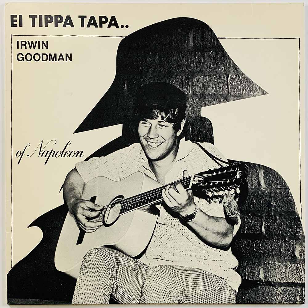 Irwin Goodman LP Ei tippa tapa  kansi EX- levy EX Käytetty LP