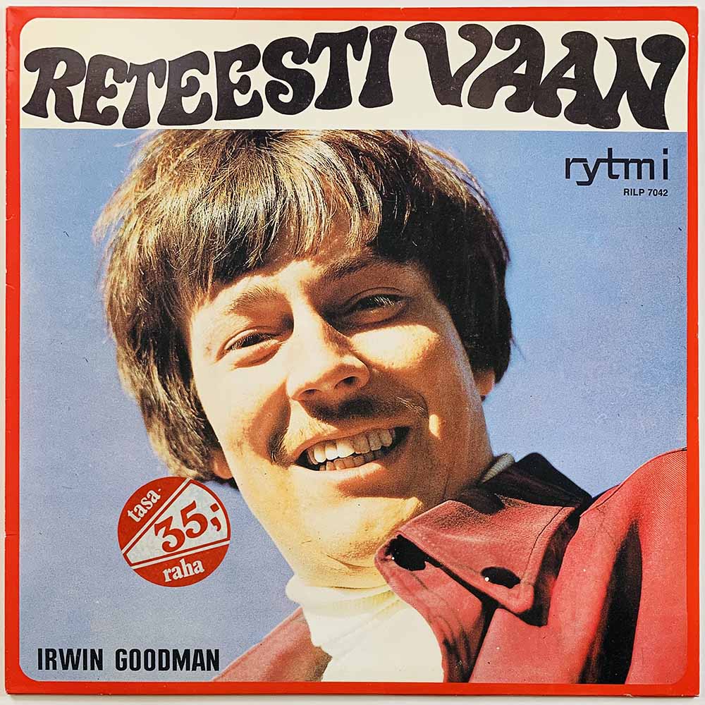 Irwin Goodman LP Reteesti Vaan  kansi EX levy EX Käytetty LP