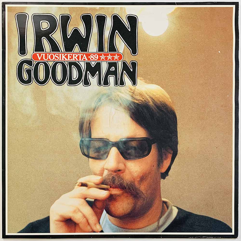 Irwin Goodman LP Vuosikerta -89  kansi VG levy EX Käytetty LP