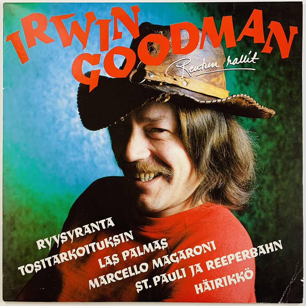 Irwin Goodman LP Rentun rallit  kansi G+ levy EX Käytetty LP
