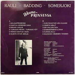 Somerjoki Rauli Badding 1982 JHN 3004 Ikkunaprinsessa Begagnat LP