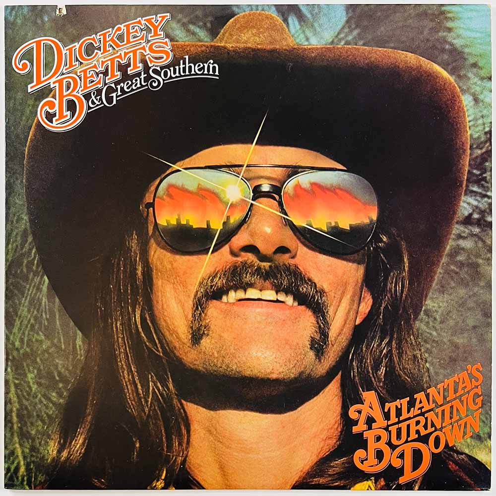 Dickey Betts & Great Southern 1978 AB 4168 Atlanta's Burning Down Begagnat LP