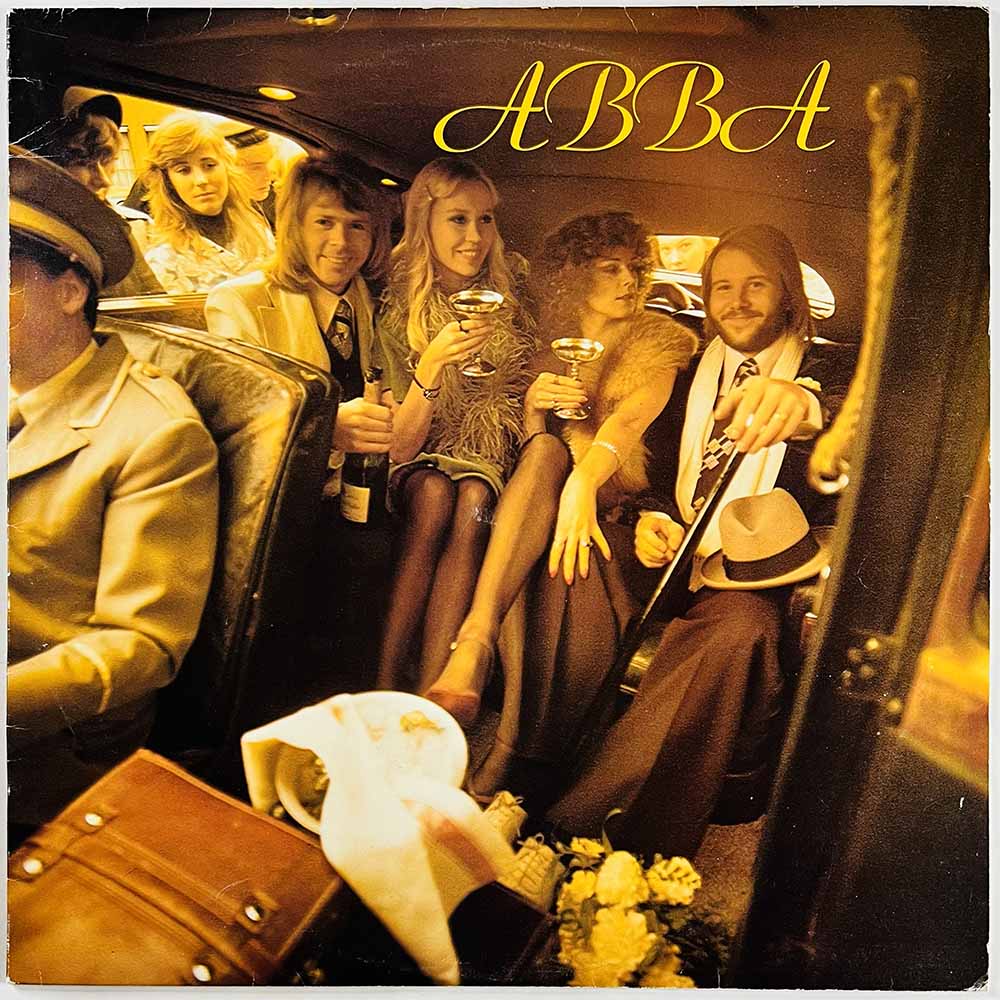 Abba LP Abba -75  kansi VG levy EX Käytetty LP