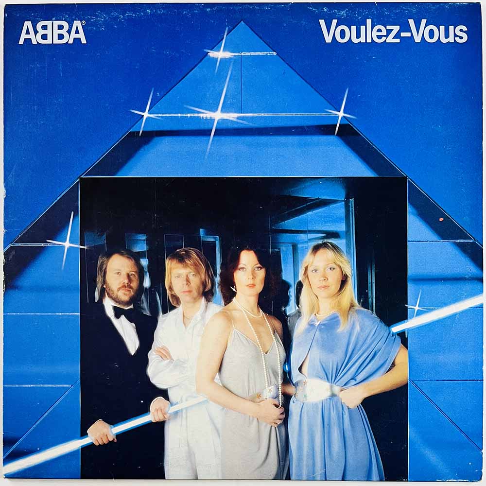 Abba LP Voulez-Vous  kansi VG+ levy G+ Käytetty LP