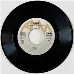 Styx Käytetty 7” ei kuvakantta Borrowed Time  kansi Ei kuvakantta levy VG+ käytetty vinyylisingle