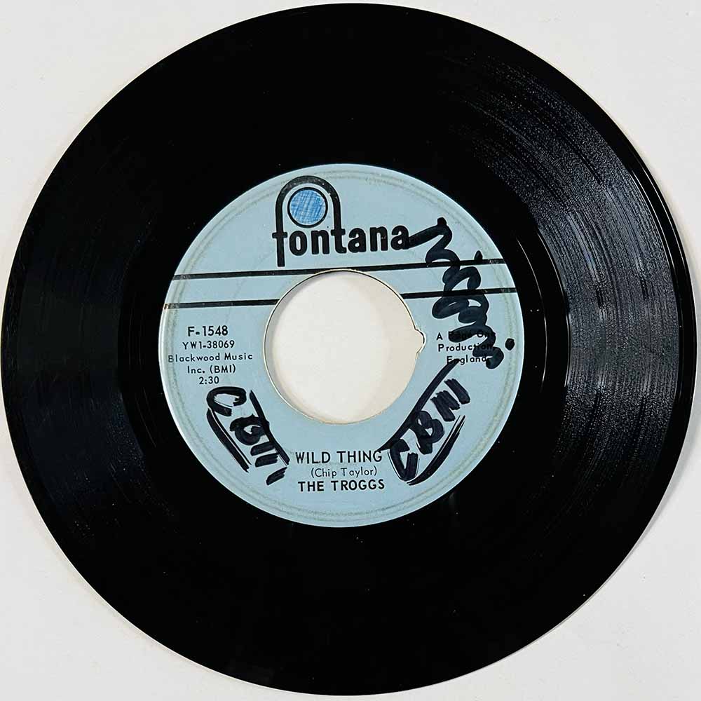 Troggs 1966 F-1548 Wild Thing begagnad singelskiva