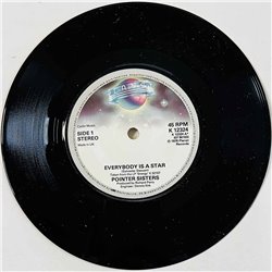 Pointer Sisters 1979 K 12324, EF 90103 Everybody Is A Star  begagnad singelskiva