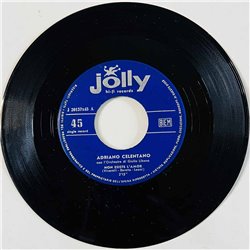 Celentano Adriano Käytetty 7” ei kuvakantta Non Esiste L'Amor / Basta  kansi Ei kuvakantta levy VG käytetty vinyylisingle