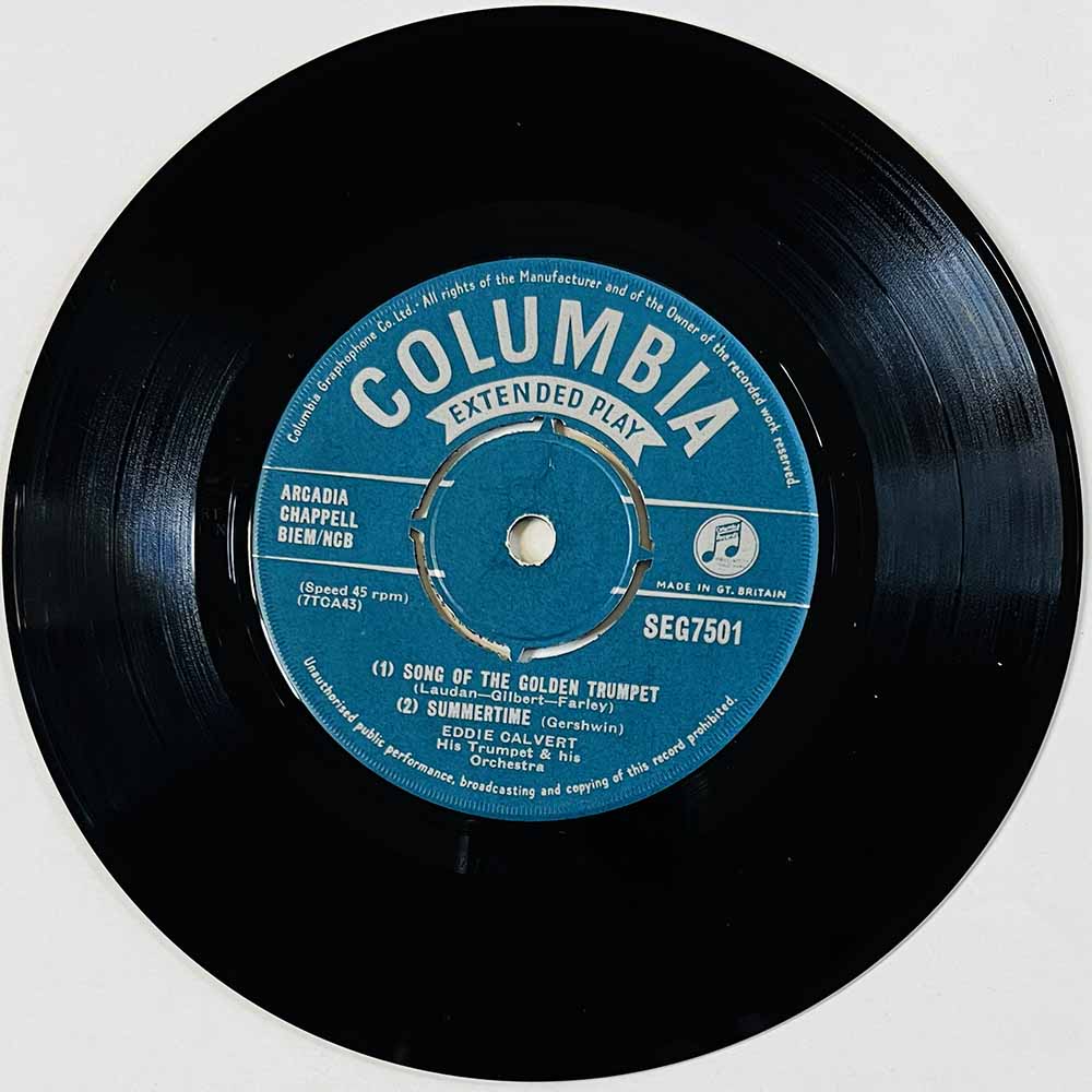 Eddie Calvert & His Orchestra 1954 SEG 7501 Eddie Calvert EP begagnad singelskiva