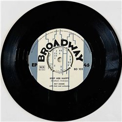 Adams Ray Käytetty 7” ei kuvakantta Soria Moria / Keep Her Happy  kansi Ei kuvakantta levy G käytetty vinyylisingle