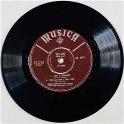 Wallin Bengt-Arne, Rolf Blomquists Orkester Käytetty 7” ei kuvakantta Isn't It Romantic  kansi Ei kuvakantta levy G käytetty vin