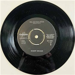 Gilbert Becaud Käytetty 7” ei kuvakantta Nathalie / Seul Sur Son Etoile  kansi Ei kuvakantta levy EX käytetty vinyylisingle