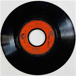 Level 42 Käytetty 7” ei kuvakantta Love Games  kansi Ei kuvakantta levy EX käytetty vinyylisingle