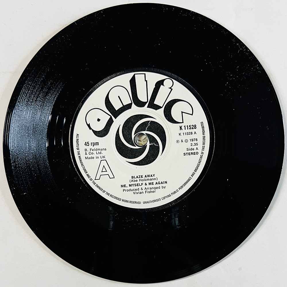 Me, Myself & Me Again 1978 K 11528 Blaze Away begagnad singelskiva
