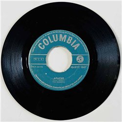 Shadows Käytetty 7” ei kuvakantta Apache  kansi Ei kuvakantta levy G käytetty vinyylisingle