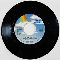 Brown Bobby Käytetty 7” ei kuvakantta Rock Wit' Cha  kansi Ei kuvakantta levy VG+ käytetty vinyylisingle
