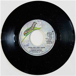 Gates David Käytetty 7” ei kuvakantta Took The Last Train  kansi Ei kuvakantta levy EX käytetty vinyylisingle