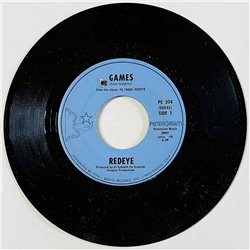 Redeye Käytetty 7” ei kuvakantta Games  kansi Ei kuvakantta levy EX käytetty vinyylisingle