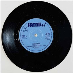 Vince Cadillac Käytetty 7” ei kuvakantta Memory Lane  kansi Ei kuvakantta levy EX käytetty vinyylisingle