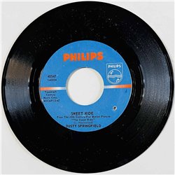 Springfield Dusty Käytetty 7” ei kuvakantta Sweet Ride  kansi Ei kuvakantta levy EX käytetty vinyylisingle