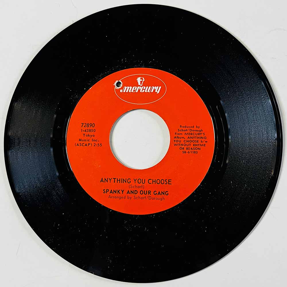 Spanky & Our Gang 1969 72890 Anything You Choose begagnad singelskiva