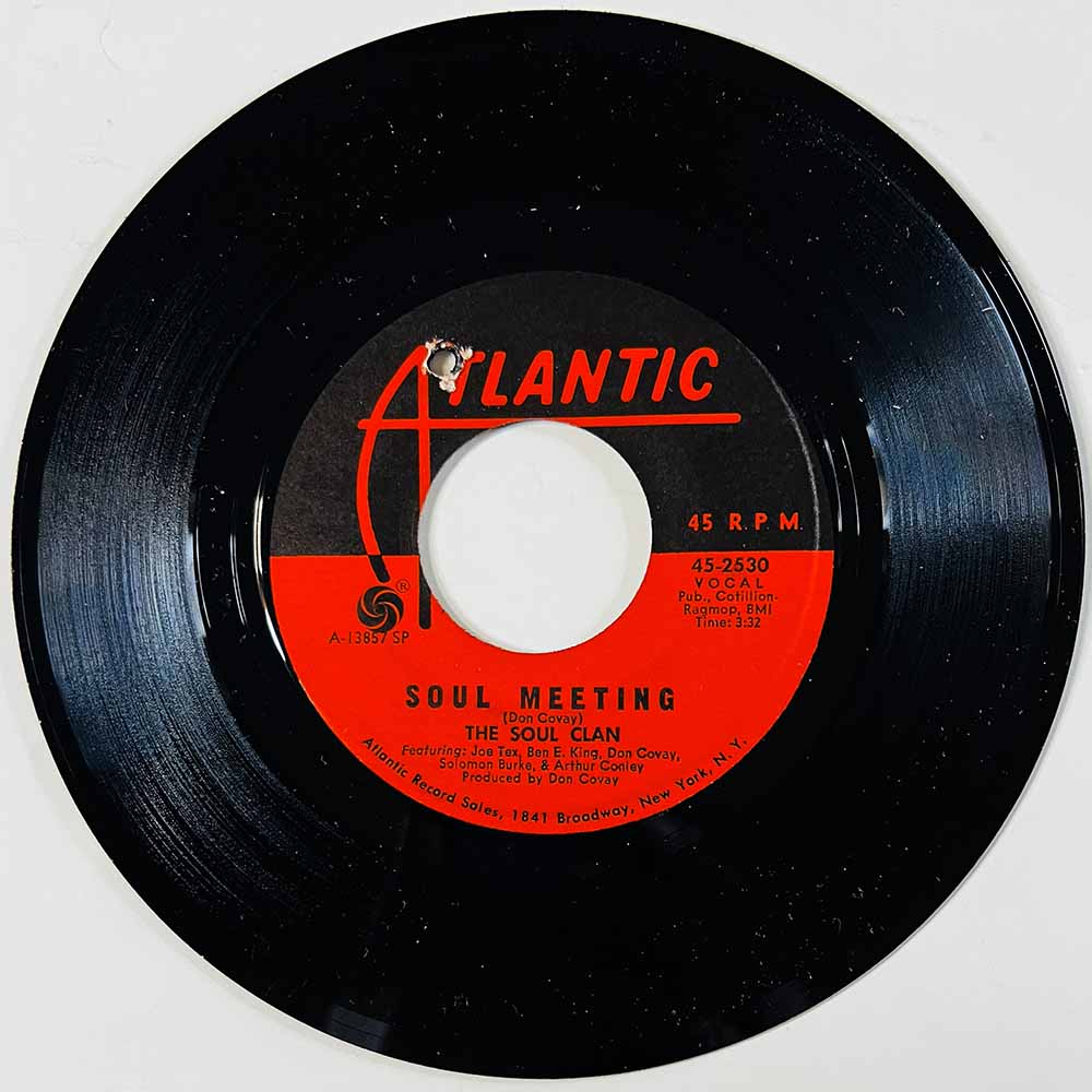 Soul Clan Käytetty 7” ei kuvakantta Soul Meeting / That's How It Feels  kansi Ei kuvakantta levy EX käytetty vinyylisingle