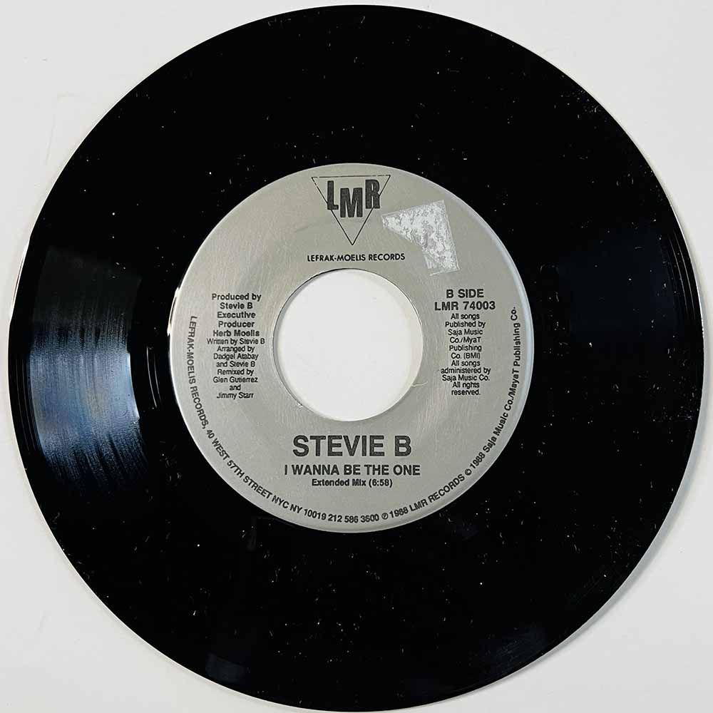 Stevie B Käytetty 7” ei kuvakantta I Wanna Be The One  kansi Ei kuvakantta levy EX- käytetty vinyylisingle