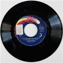 Babyface Käytetty 7” ei kuvakantta It's No Crime  kansi Ei kuvakantta levy EX käytetty vinyylisingle