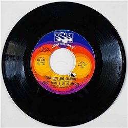 Peggy Scott & Jo Jo Benson 1968 SSS 748 Pickin' Wild Mountain Berries begagnad singelskiva