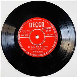 Bill Haley And His Comets Käytetty 7” ei kuvakantta Rock Around The Clock  kansi Ei kuvakantta levy VG käytetty vinyylisingle