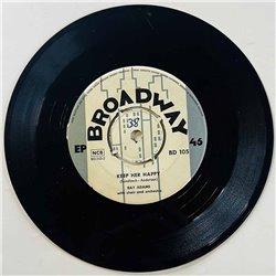 Adams Ray Käytetty 7” ei kuvakantta Soria Moria / Keep Her Happy  kansi Ei kuvakantta levy VG- käytetty vinyylisingle