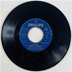 Sandra & Andres Käytetty 7” ei kuvakantta What Do I Do  kansi Ei kuvakantta levy VG- käytetty vinyylisingle