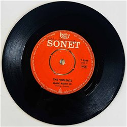 Violents Käytetty 7” ei kuvakantta Walk Right In / Guitar Bolero  kansi Ei kuvakantta levy VG- käytetty vinyylisingle