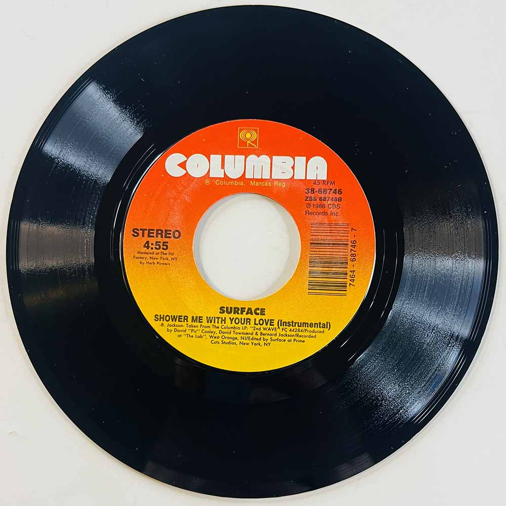 Surface 1988 38-68746 Shower Me With Your Love begagnad singelskiva
