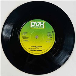 Freddie Starr 1978 PV 15 Halfway To Paradise / Love Me Tender begagnad singelskiva