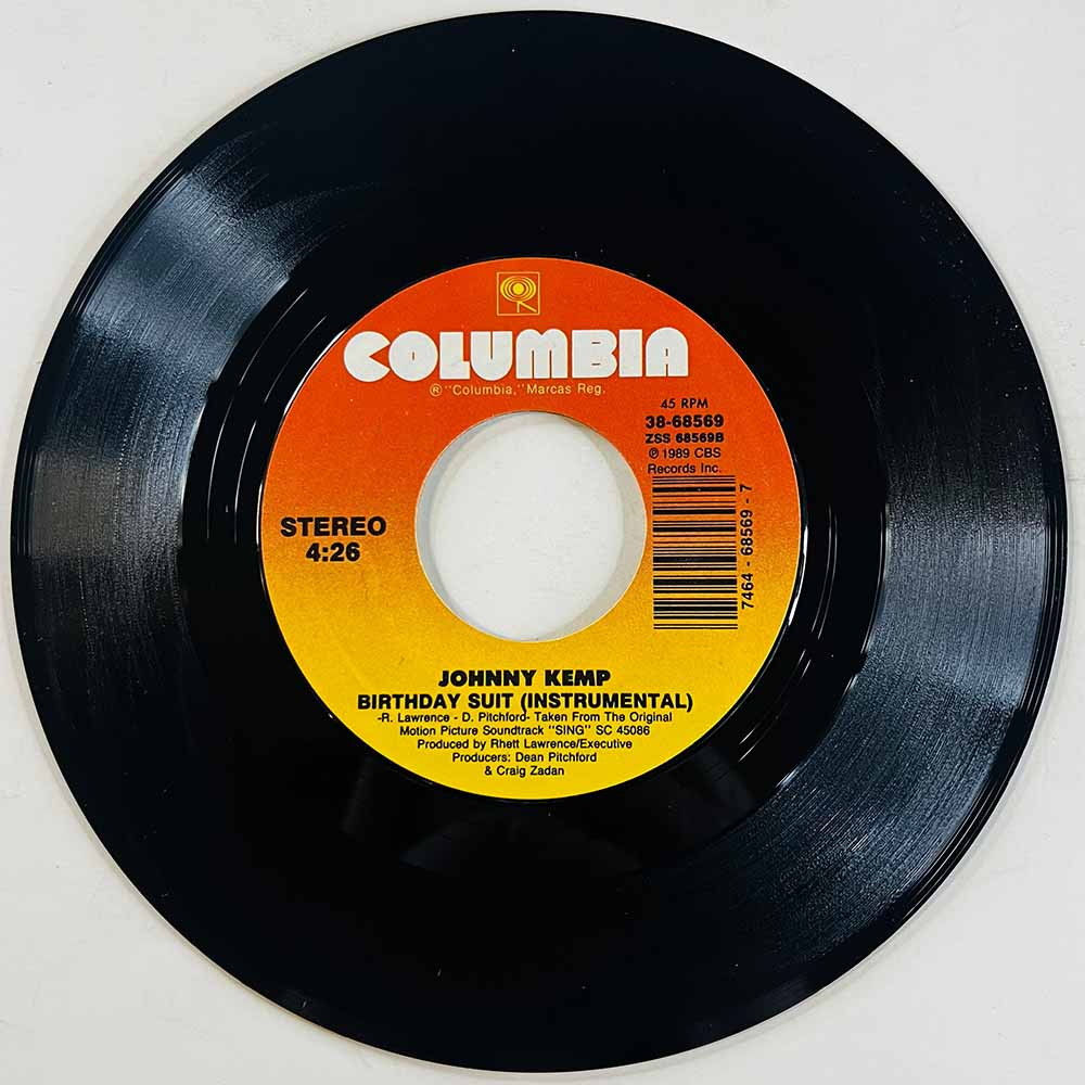 Kemp Johnny 1989 38-68569 Birthday Suit begagnad singelskiva